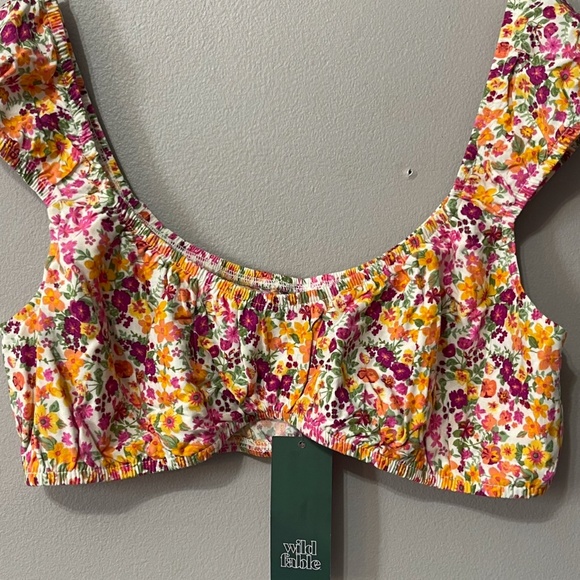 Wild Fable Floral Skirt Set - Pink and Orange - Picture 2 of 5